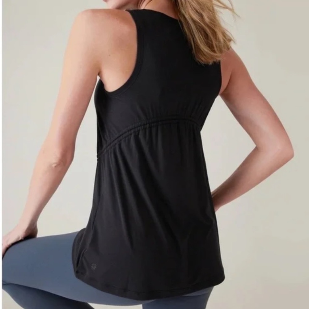 Black XS Athleta Air Cinch Out Tank